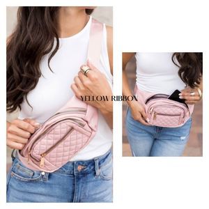 NEW Women’s Quilted Belt Bag / Sling Bag
